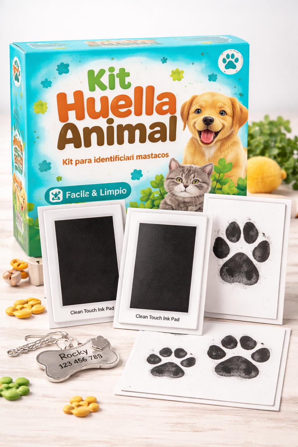 Kit Huella Animal e identificar mascota