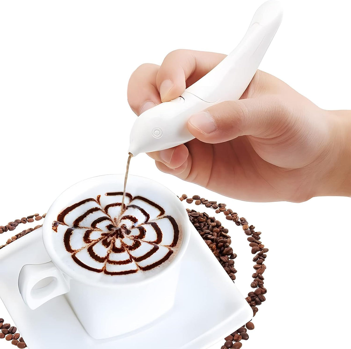 Lápiz de Pastelería Eléctrico: Diseños de Precisión para Postres y Café