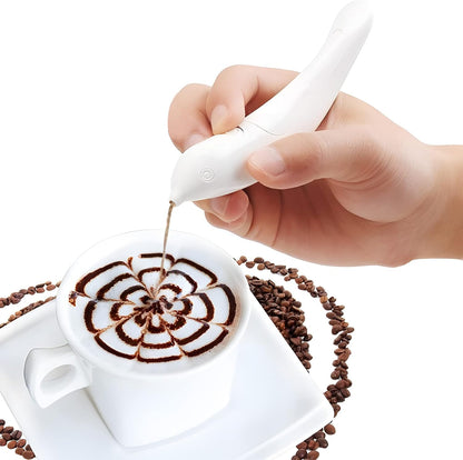 Lápiz de Pastelería Eléctrico: Diseños de Precisión para Postres y Café