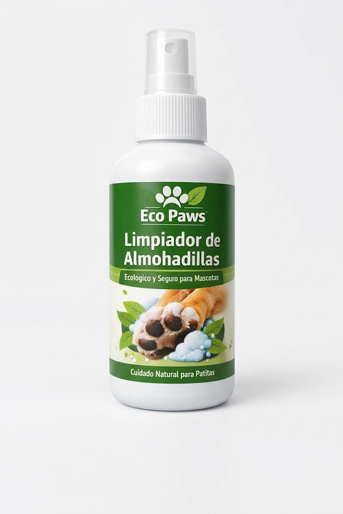 Limpiador ecológico para las almohadillas de perros